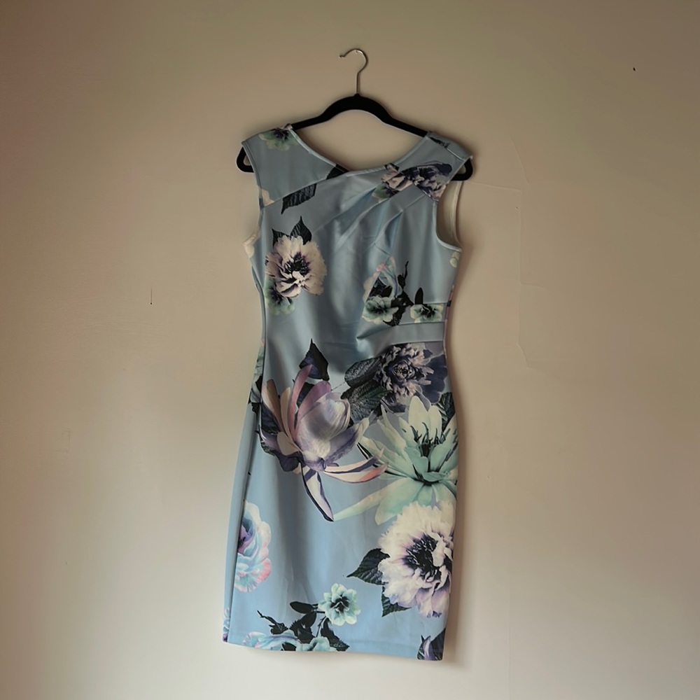 Venus Blue Floral Dress